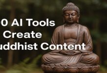 100 แนวทางการใช้ AI สร้างสื่อธรรมะ: นำเทคโนโลยีช่วยเผยแผ่คำสอนพุทธศาสนา