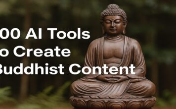 100 แนวทางการใช้ AI สร้างสื่อธรรมะ: นำเทคโนโลยีช่วยเผยแผ่คำสอนพุทธศาสนา