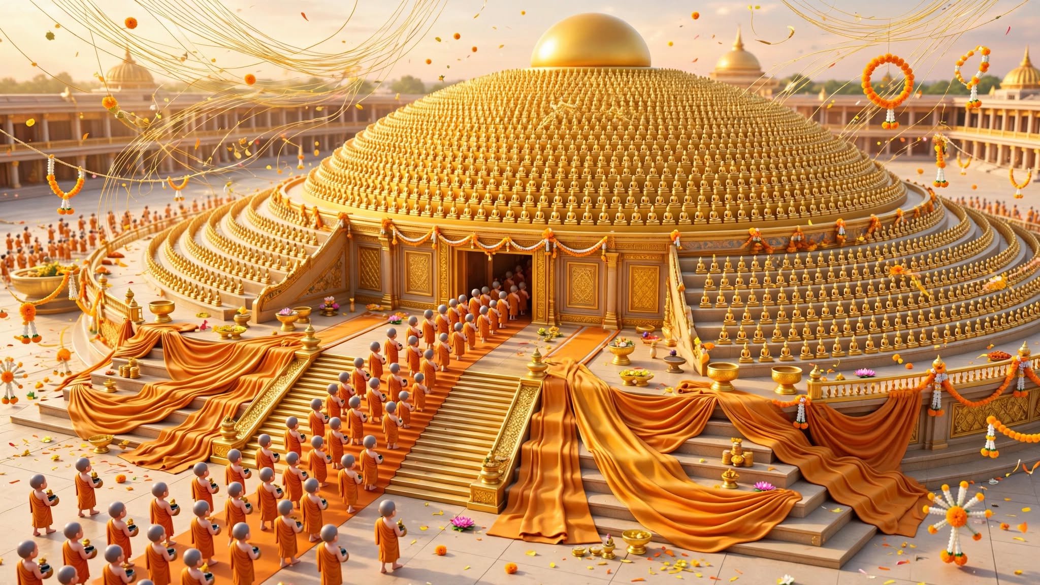 วันครูผู้ค้นพบิชาธรรม วัดพระธรรมกาย ขึ้น 15 ค่ำ เดือน 10